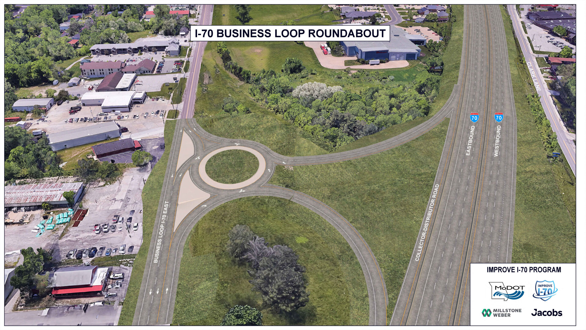 Left exit from I-70 into Columbia going away next week in