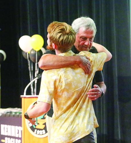 06-08-26 KHS Sports Awards track hug