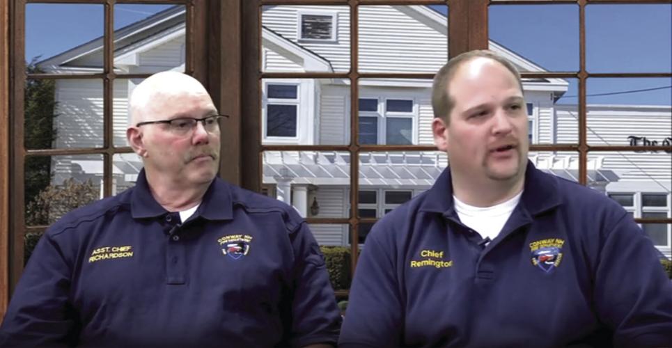 Assistant chief Richardson and Chief Remington