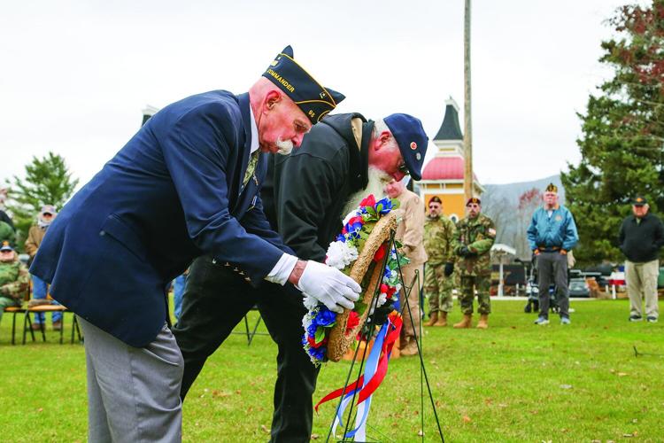 11-11-25 Veterans Day Ceremony laying wreaths