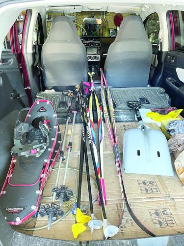 Nordic Tracks - A Nordic Ski - packed car