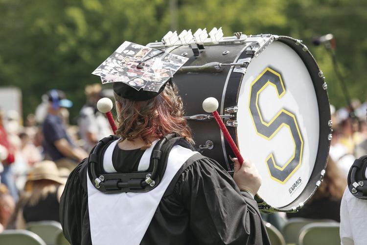 06-11-22 KHS Graduation cap and drum