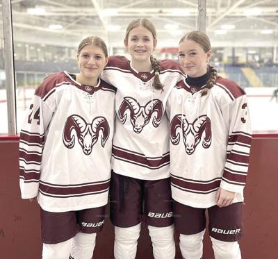 FA Girls Hockey - Isabel Brito, Azalea Grant and Carlin Galligan
