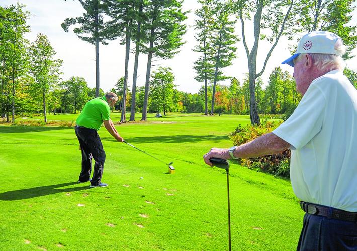 Golf Column - White Mountain Seniors at Bridgton Highlands - Scheiman tee off