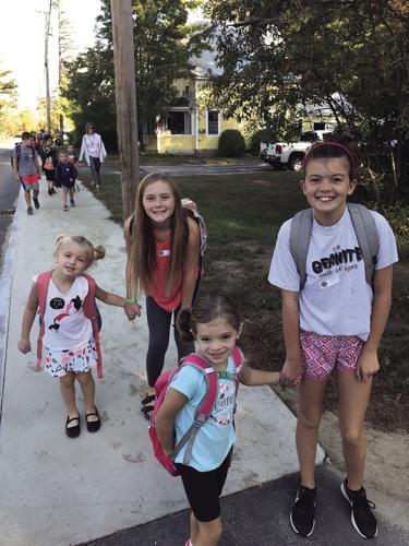Pine Tree Walk to School Day