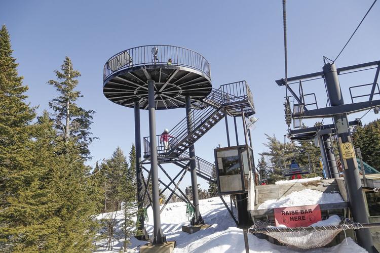 04-02-23 Attitash Triple observation deck