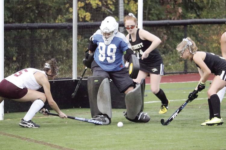 Hannah Frittenburg makes the save