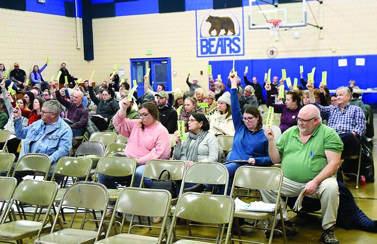 Bartlett School Meeting - tuition contract vote