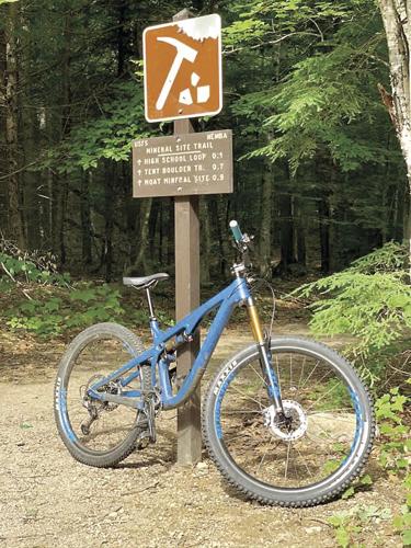 Wheel Fun - A sign on the Mineral Site Trail