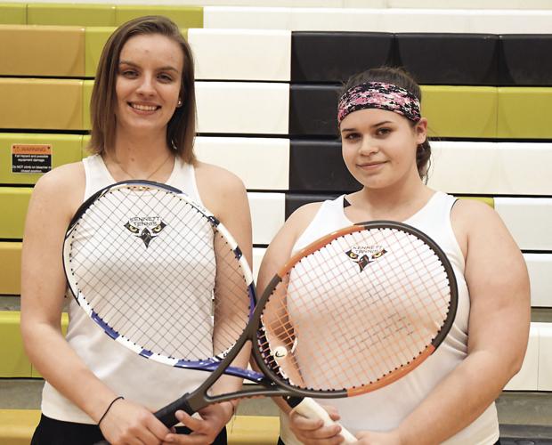 KHS SPRING SPORTS — Kennett Girls Tennis Team — Captains Abby Acone and Alexandria Samuel