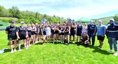 KHS Track - team in Bristol - boys win, girls second