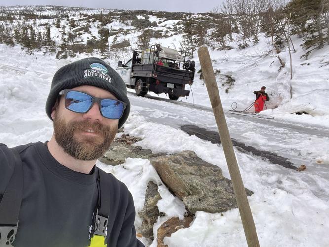 selfie while clearing