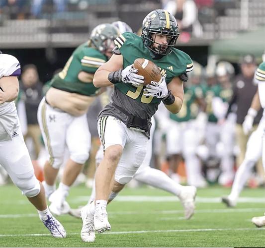 Tucker Buzzell - Male Athlete of the Year at Husson - interception