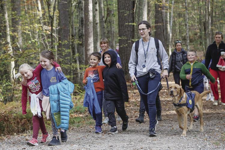 10-12-22 JFS Walk to School medium in woods