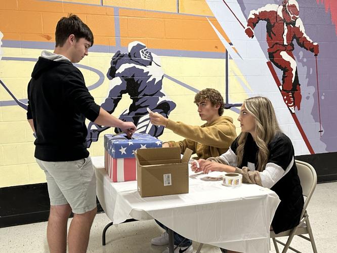 Students vote