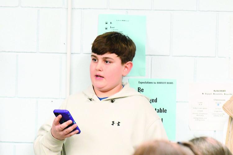 Bartlett School Board - middle school sports - Hudson Belanger