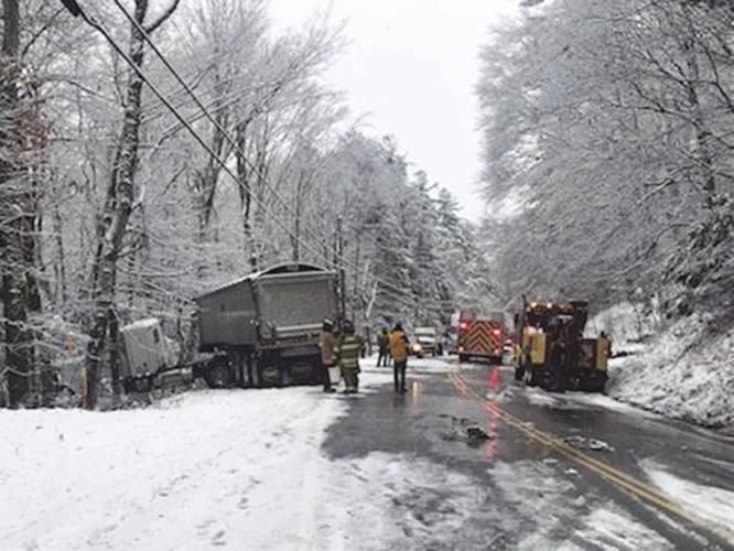 Tractor trailer accident Nov 12