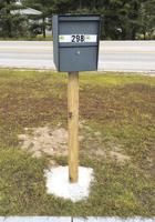 Local scouts install mailbox  for community health center