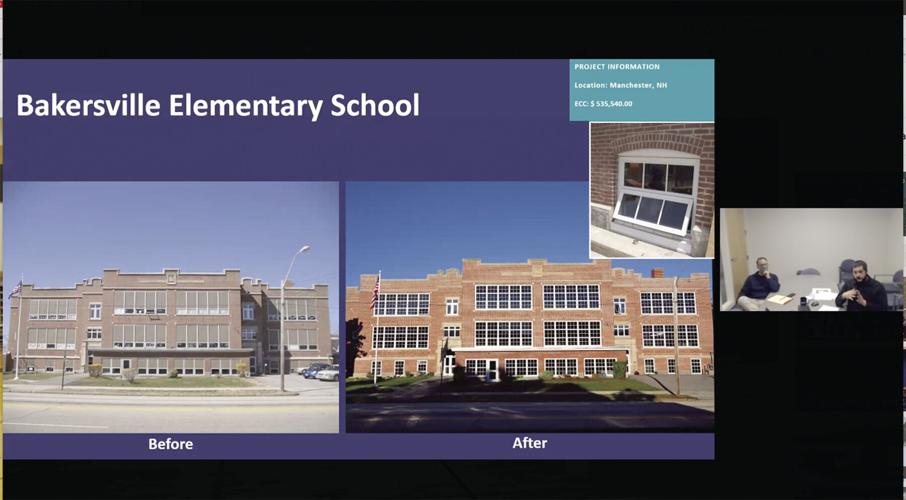 KHS window replacement - before and after