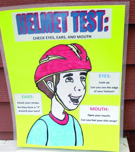 Wheel Family Fun - helmets - "Eyes, Ears and Mouth" test.