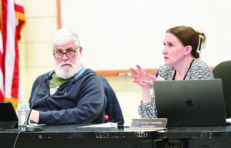 Conway School Board - Pime Tree lights - Joe Mosca and Aimee Frechette