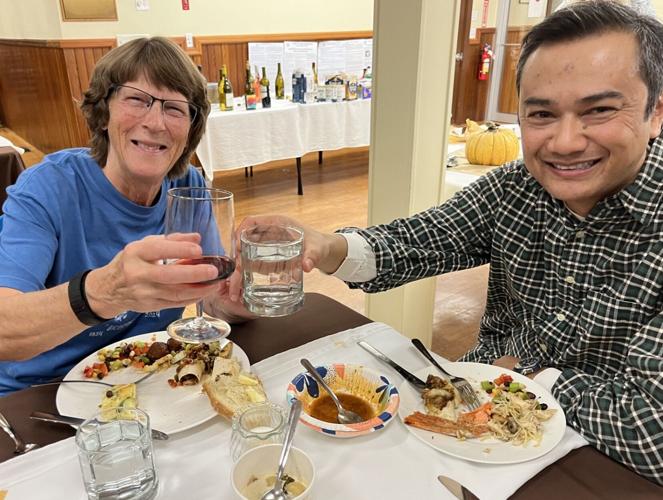Randolph selectman Michele Cormier and Foundation Director “Red” Dempster
