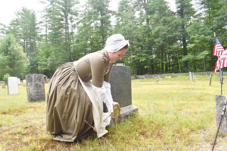 Tea Party Krisin Harris marks grave with caption