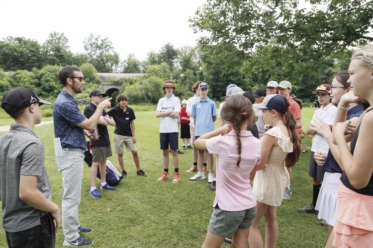 07-13-23 Jr Golf kevin talking to group