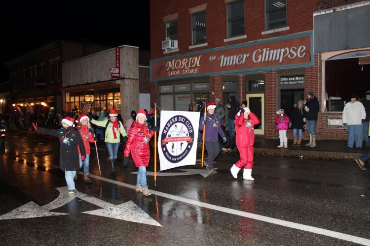 Nansen Ski Club members march in Parade of Lights