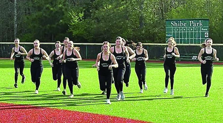 KHS Softball - preseason - warm ups