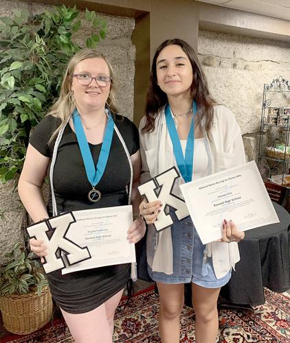 GRADUATION - KHS Dance Honored Seniors - Brigitte Goldthorpe and Chenoa Ciro