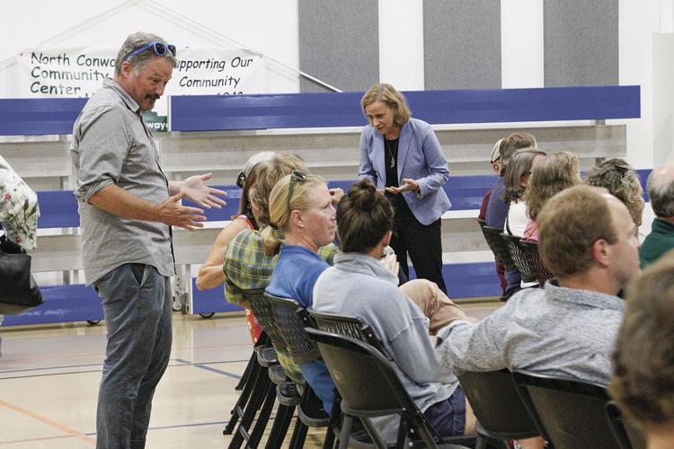 08-26-24 Gov Forum at NCCC kiper and craig with crowd