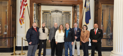 Supporting Gold Star families, father's license plate