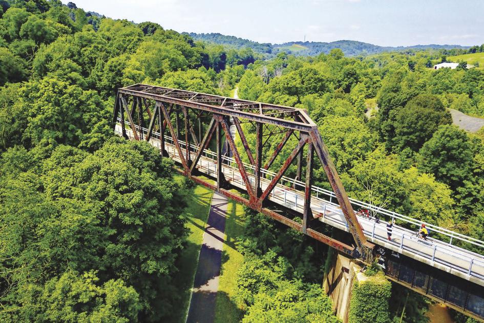 Cross-country rail trail chugging along