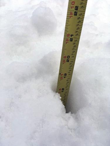 Measued snow on the Kanc