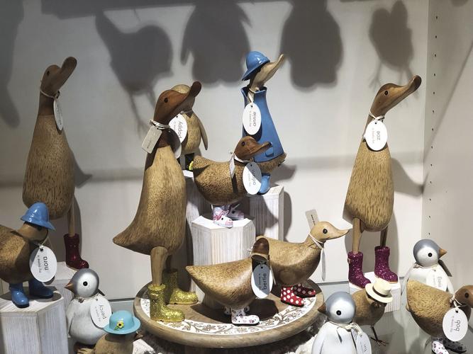 handcrafted ducks