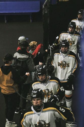 12-07-22 KHS Hockey walking in