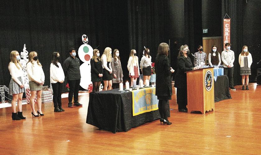 12-08-21 NHS Induction class of 2022
