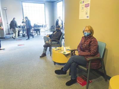 COVID-19 vaccine at Memorial Hospital's clinic