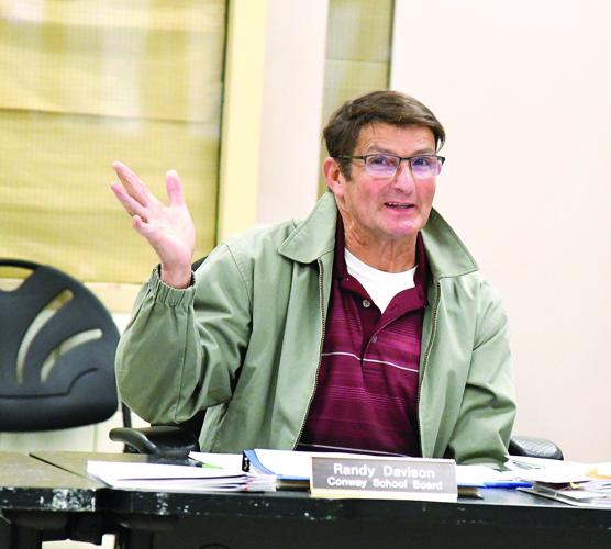 Conway School Board - tuition negotiations - Randy Davison