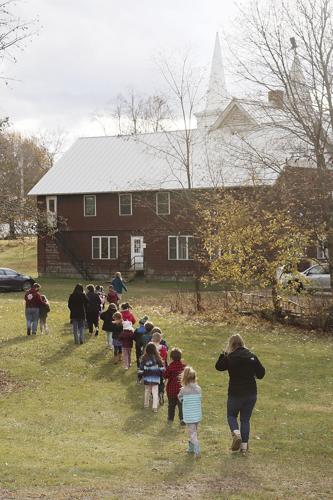 11-19-21 Food March walking to church