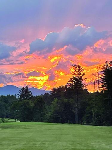 Golf Column - Lake Kezar - Sunset