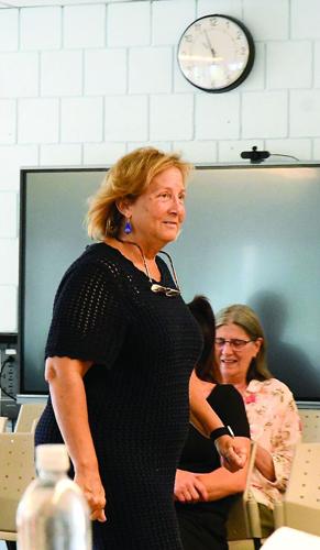 Bartlett School Board - new principal - Phyllis Bellemare meet and greet