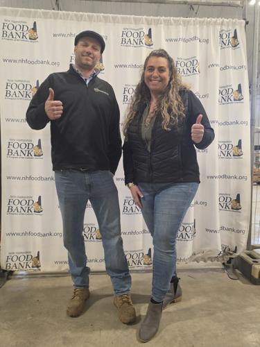 Former Berlin resident Charles Nesbitt of Windfield Recycling and Christy Langlois