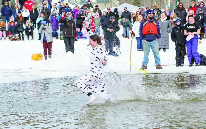 02-15-25 Harvest Hills Freezing running dog