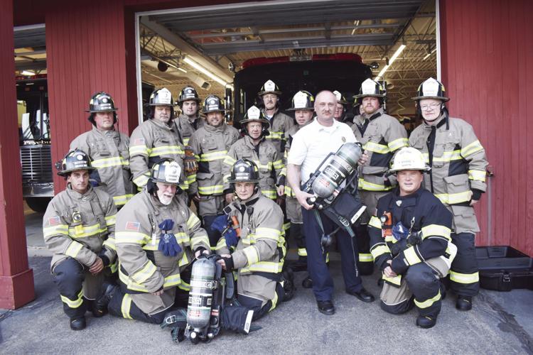 Fryeburg firefighters try on new gear