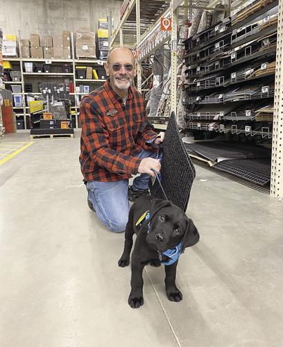 ACTS needs puppy raisers - Mike DeFlitch and Hickory