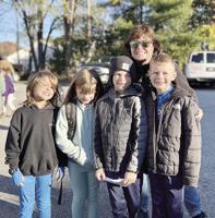 Lakeside Primary School Eaglets enjoy first walk to school