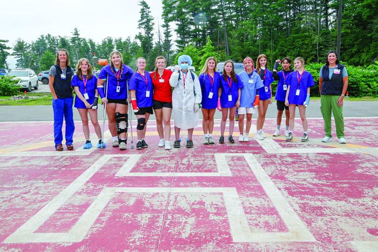 07-09-25 MWV Health Camp group on helipad