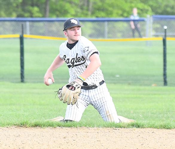 KHS Baseball - Sawyer Hussey at second base